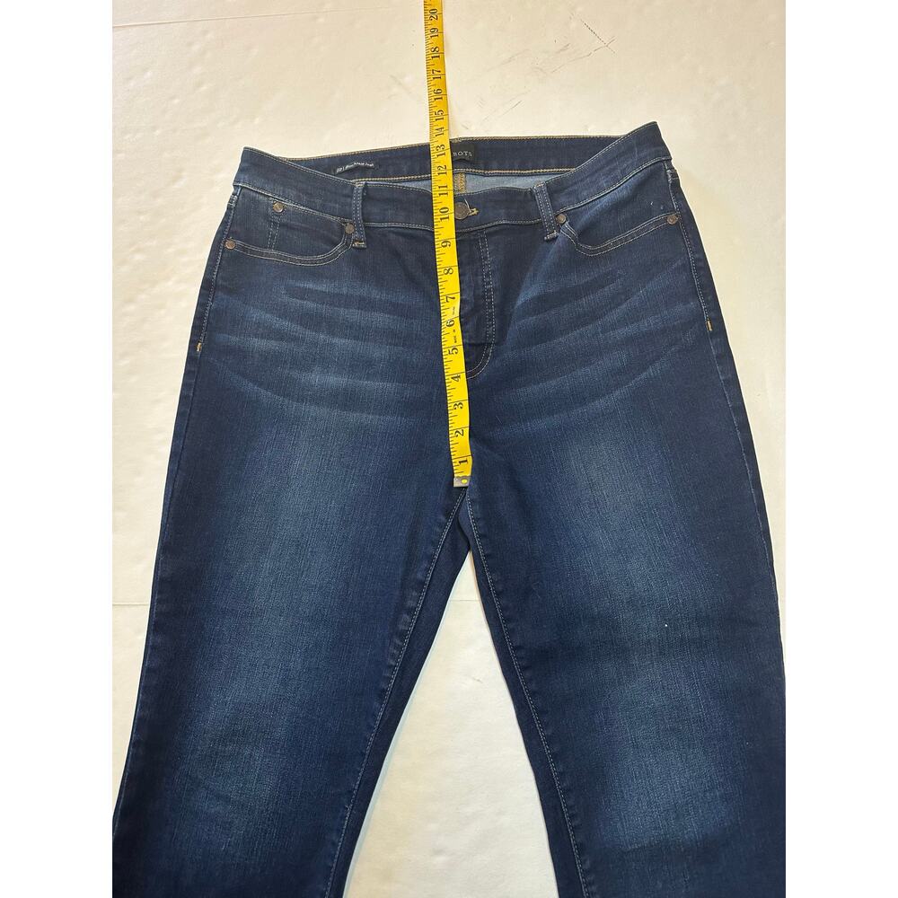 Talbots Denim Slim Ankle Jeans Dark Wash Women’s Size 12 Petite Stretch - Picture 3 of 8